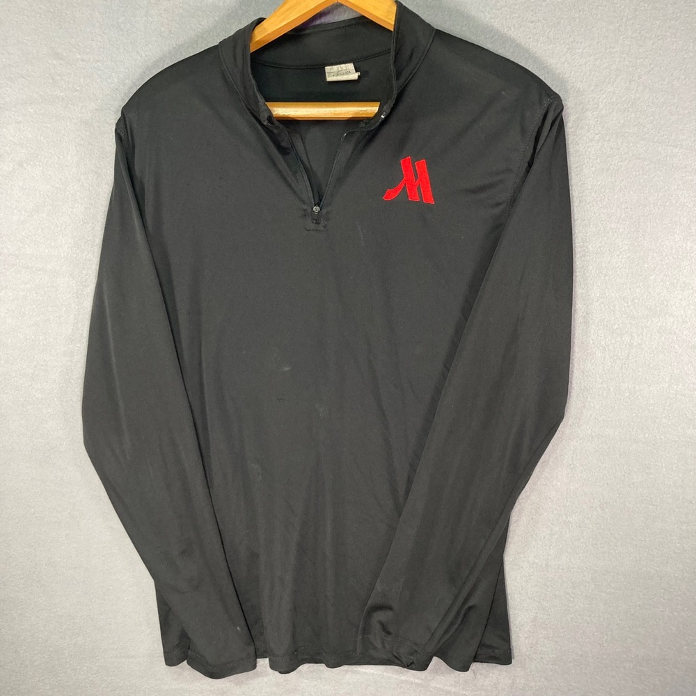 Augusta Sportswear Mens Large Quarter Zip Pullover Moisture‎ Wicking Marriott